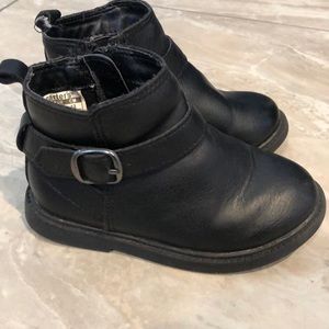 Stylish toddler biker booties